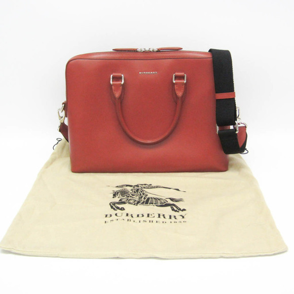 BURBERRY Brown Leather Shoulder Bag - Picture 4 of 11